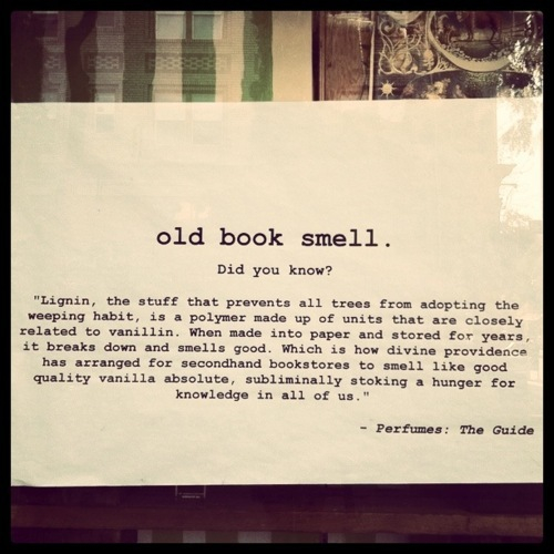 That Old Book Smell... 